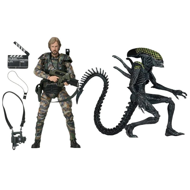 

NECA Чужой против Хищника 30-й Ann полный режиссер Джеймс Кэмерон 7 дюймов эксклюзивная фигурка Коллекционная модель игрушка для детей
