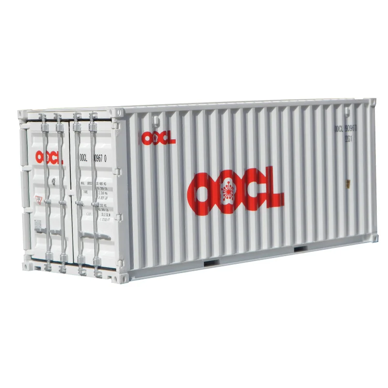 Коллекционная игрушка модель подарок 1:20 весы OOCL 20 GP грузовик доставка контейнер