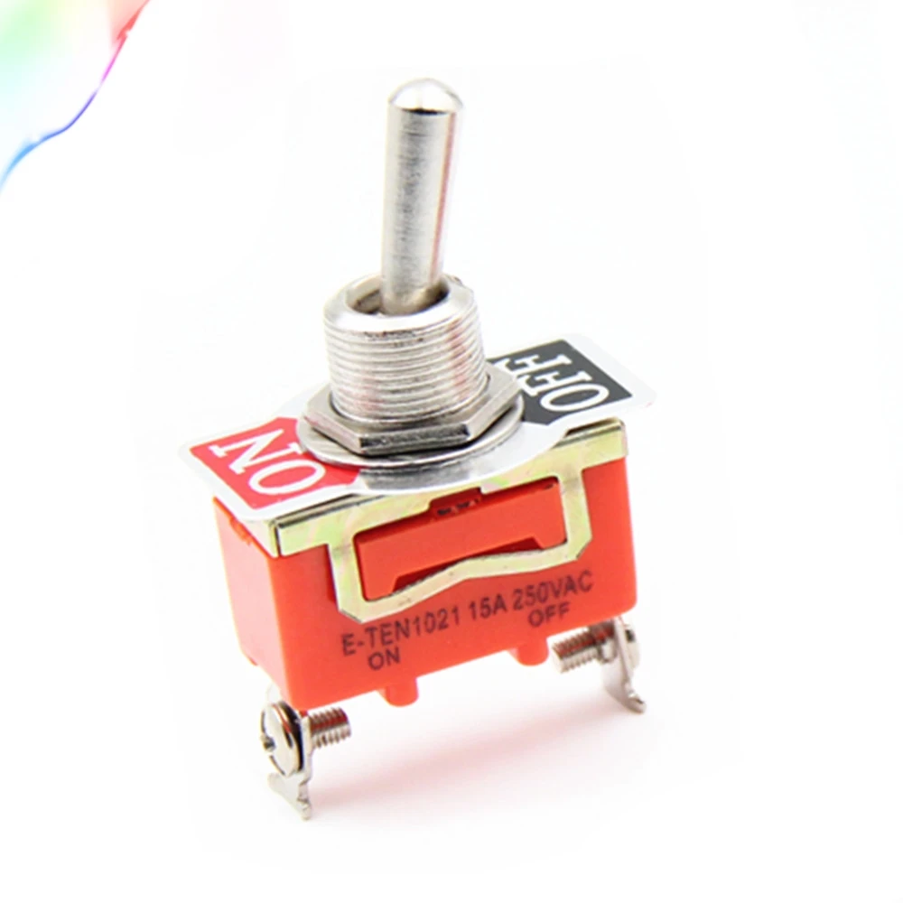 10pc 12mm 15A 250VAC micro switch 2PIN ON-OFF E-TEN1021 Toggle Rocker The power | Обустройство дома