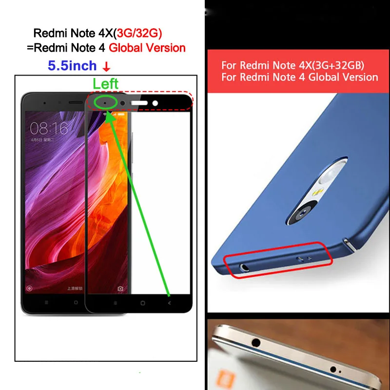 GerTong 5D закаленное стекло для Xiaomi Redmi Note 4X 4 5 Plus 5A Prime Y1 Lite MiA1 Mi6 Mi5X полное покрытие