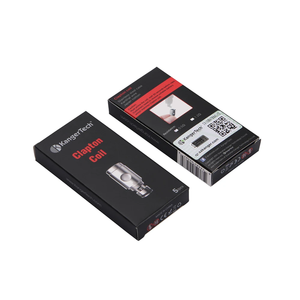 Оригинальный Kanger Clapton катушка 0.5ohm органический хлопок распылитель ядро для