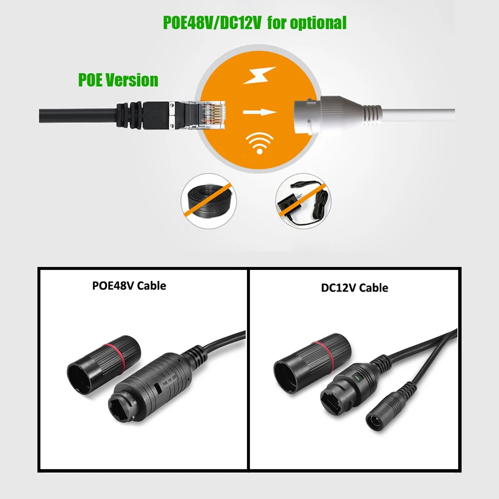 Новая IP-камера H.265 2 МП в режиме реального времени 25fps 1080P 24IR LEDS Securiy HD сетевая