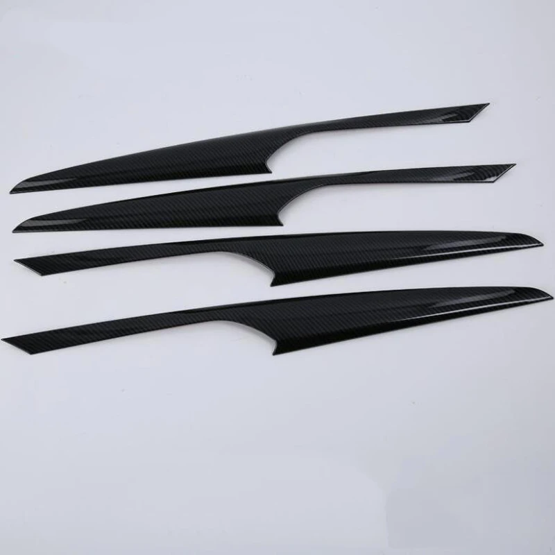 

Для BMW X3 2018 4 шт. карбоновое волокно ABS хромированный чехол для салона автомобиля Боковая дверь Накладка для литья под давлением аксессуары д...