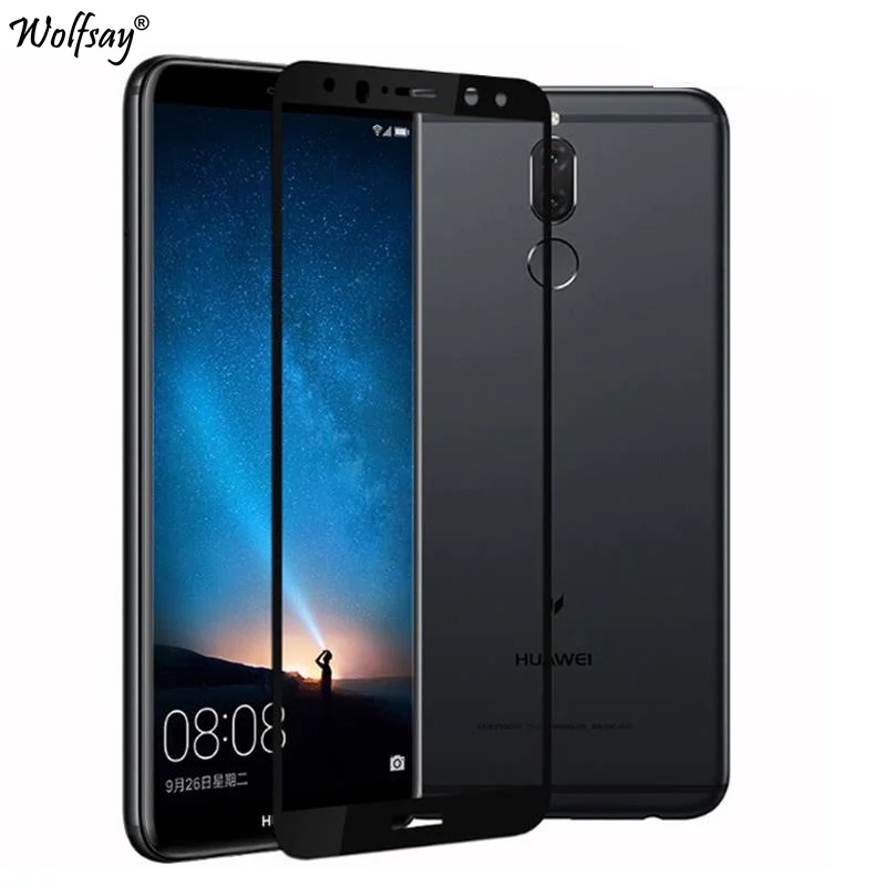 Стекло с полным покрытием для Huawei Nova 2i 2 шт. защита экрана закаленное стекло