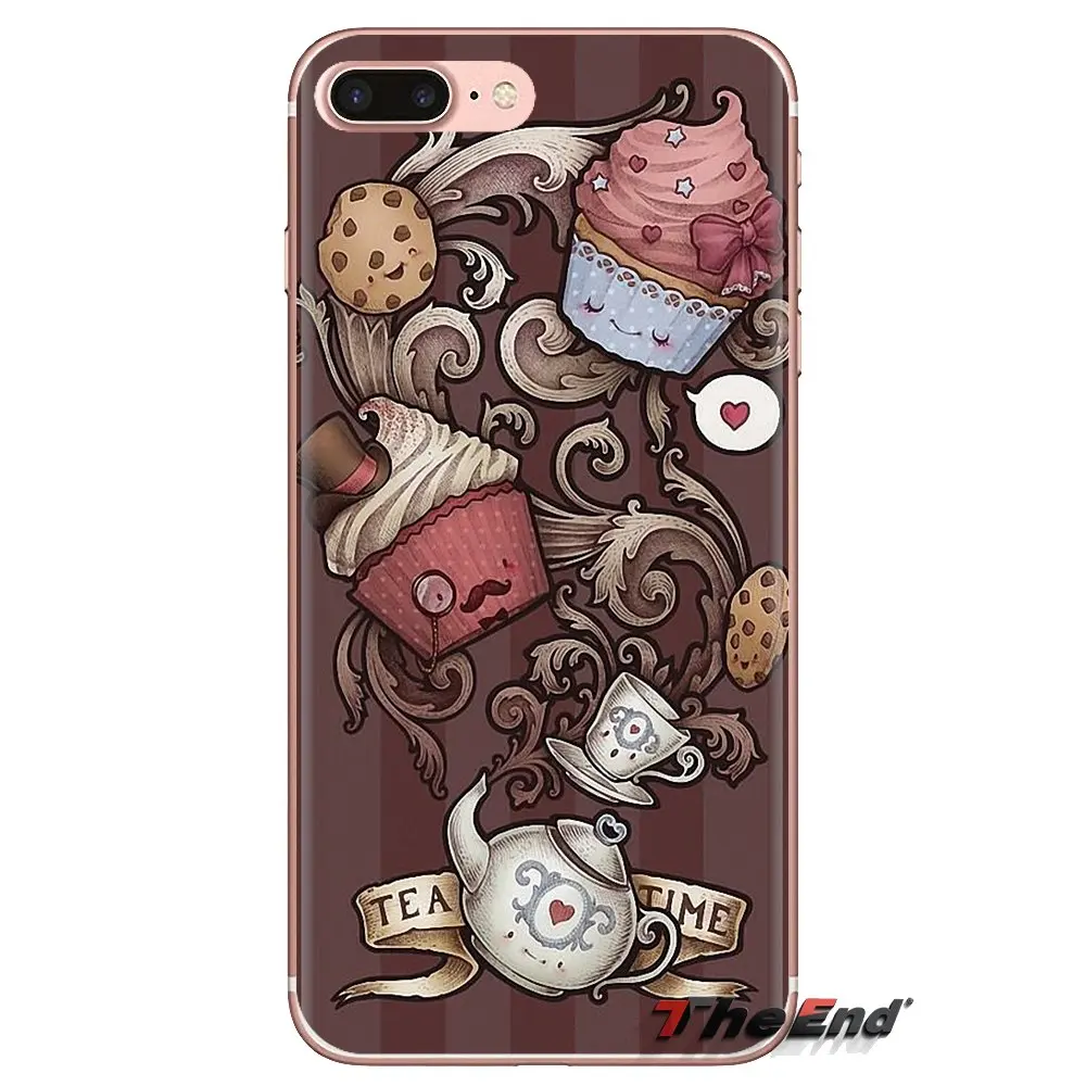 TPU Case For HTC One U11 U12 X9 M7 M8 A9 M9 M10 E9 Plus Desire 630 530 626 628 816 820 830 Chocolate Nutella cupcakes Cherry ice |
