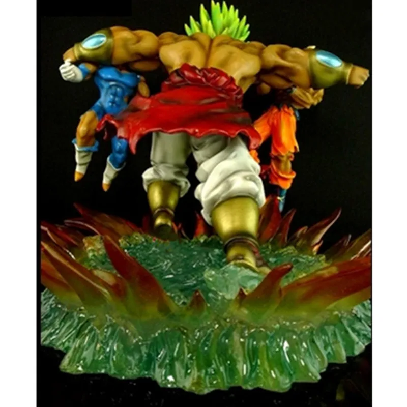 Dragon Ball Z Saiyan сын Goku vegeta VS Broli сцена битвы Статуя Фигурка Коллекционная модель Giocattolo G2292