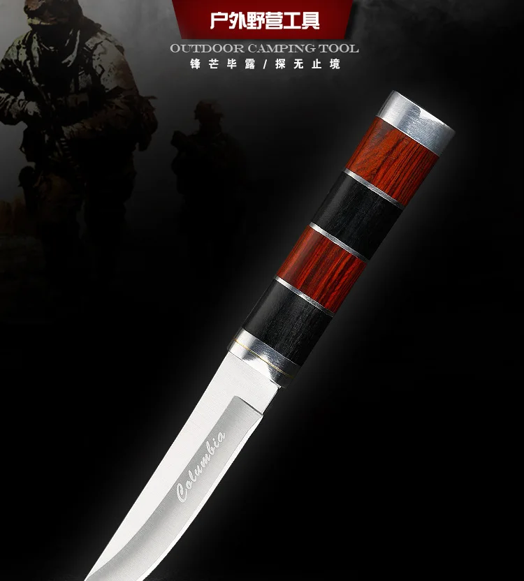 CS Cold 3CR13 52HRC нож с фиксированным лезвием высокой твердости для улицы тактические карманные ножи для выживания Мини из нержавеющей стали ножи для фруктов+ оболочка