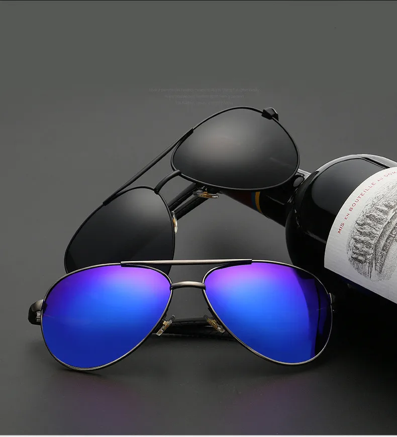 Мужские солнцезащитные очки с поляризацией для вождения в коробке|brand sun glasses|brand
