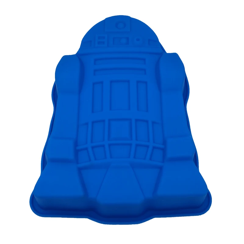 Новинка, кухонные вентиляторы, Звездные войны, R2-D2, Siliocne, на день рождения, для украшения торта, сковорода, форма для льда/форма для шоколада