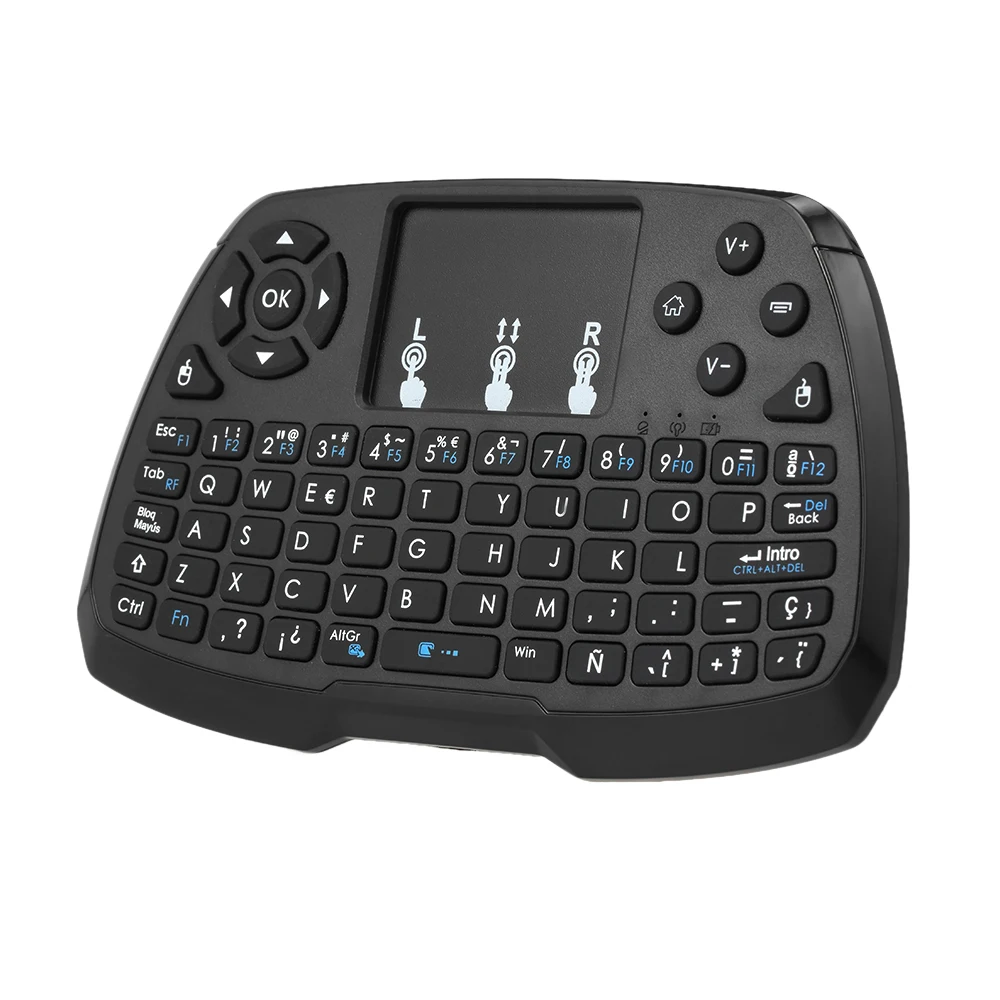 2 4 ГГц беспроводная клавиатура Smart TV Touchpad мышь ручной пульт дистанционного
