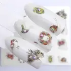 Переводные наклейки YWK с цветамилошадьюптицейулиткойсобачкой, наклейки для нейл-арта, сделай сам, модные палочки, инструменты для маникюра