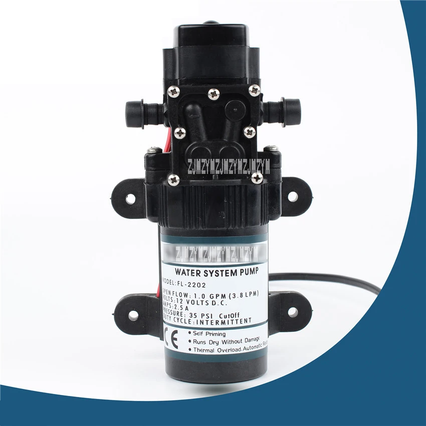 New FL-2202 12v DC Sprayer High Pressure Water Pump Agricultural Miniature Electric Diaphragm Small 3.8L/min 3.0A 40m | Обустройство