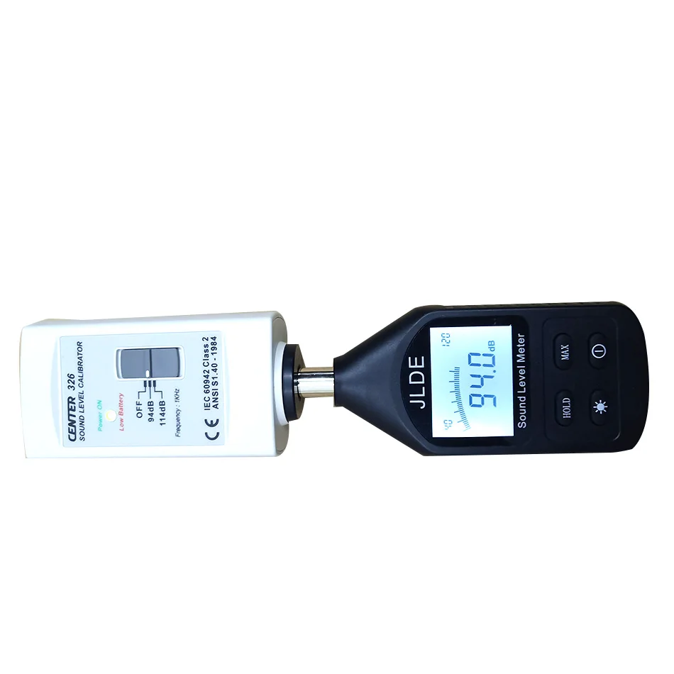 

JD105 Sound Level Meter 30dB to 130dB Backlight Handheld 3-1/2 Digits Precision