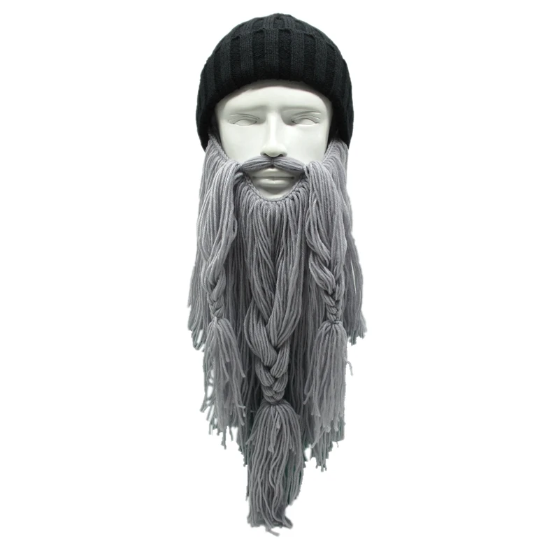 Новое поступление мужские зимние вязаные шапки креативные теплые бини с