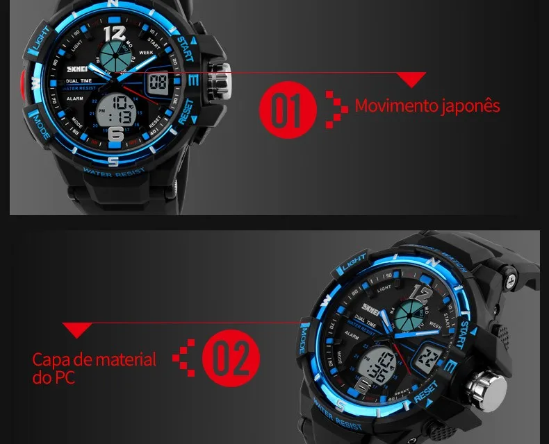 SKMEI G Digital Fashion Style-Men's Military Sport Watches Army Military Wrist Watch sport Quartz Watch