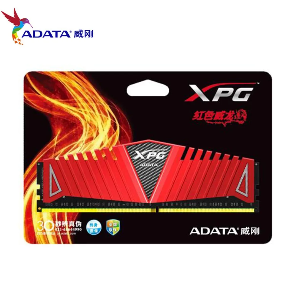AData XPG Z1 DDR4 8GB 2400MHz PC4-19200 1 2 V RAM U-DIMM 2400 19200 8G 288-PIN настольная | Модули памяти
