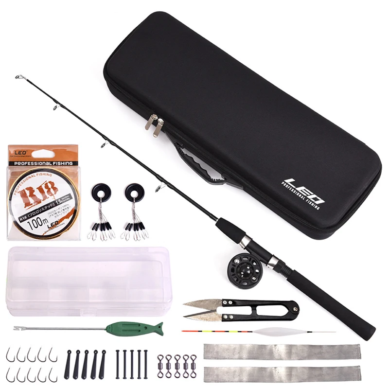 37 шт. набор рыболовных снастей LEO 80 см|rod combo|fly rod combokit kits |
