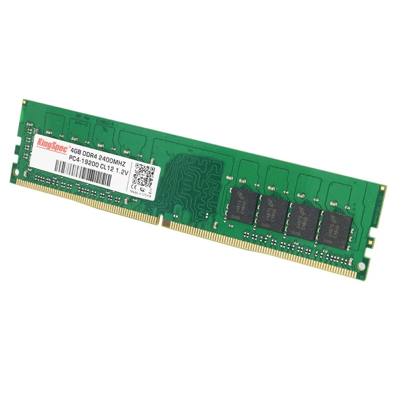 Оперативная память KingSpec ddr4 4 ГБ 8 16 2400 МГц оперативная для настольных
