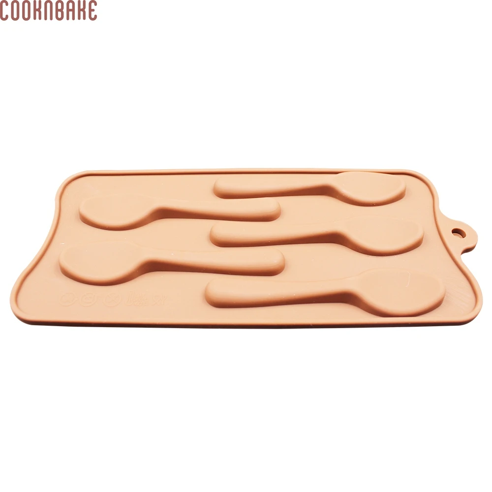 COOKNBAKE DIY силиконовая форма 5 решеток новый стиль ложка сделай сам шоколадные формы