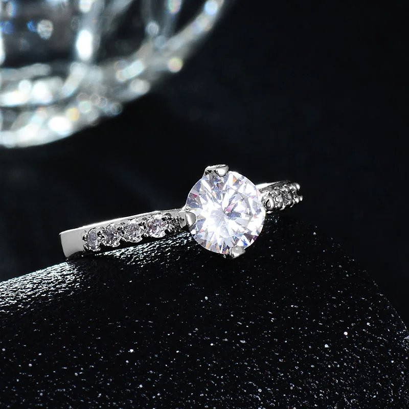 H: HYDE элегантные стильные кольца золотого цвета Блестящий привлекательный фианит