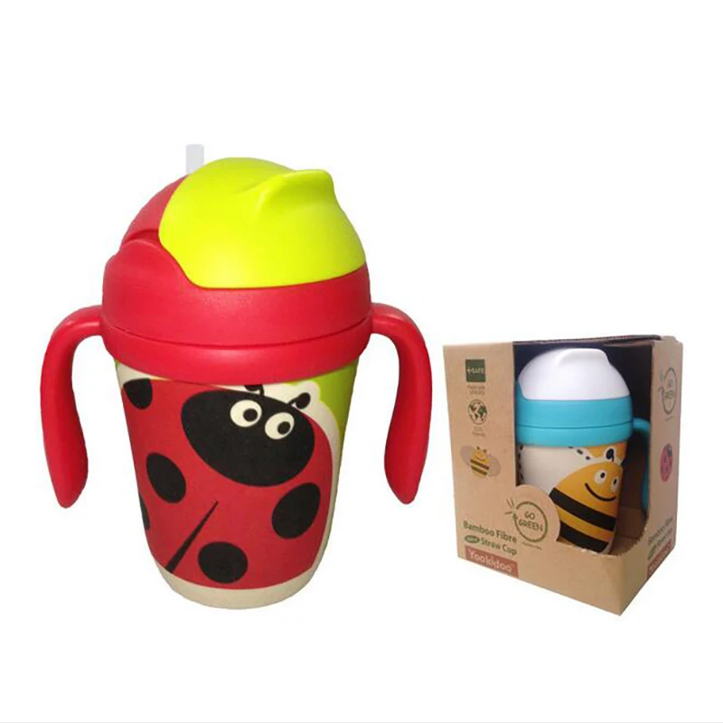 Бамбуковая Детская Бутылочка для питья детская портативная бутылка питьевой