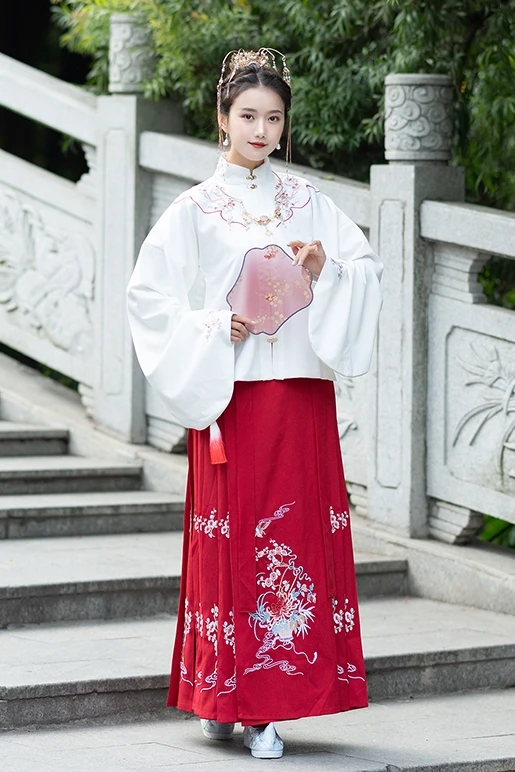Hanfu танцевальный костюм с вышивкой династии Тан принцессы танцевальная одежда Китайский традиционный старинный национальная одежда ханьфу наряд платье для выступлений на сцене