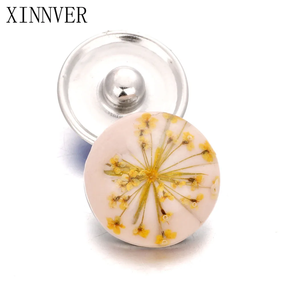 10 шт./лот 9 видов цветов разноцветные полимерные цветы 18 мм кнопки для женщин