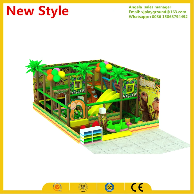 

2017 Custom size indoor playground for mall