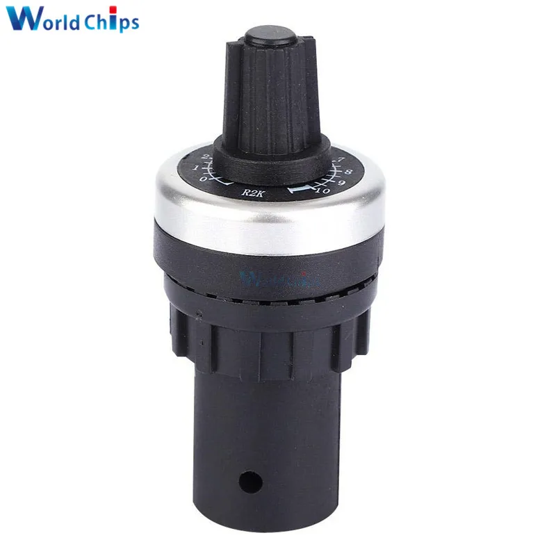 LA42DWQ-22 1K 2K 5K 10K 20K 50K ohm 22mm диаметр горшки поворотный потенциометр-преобразователь Регулятор сопротивление инвертора скорость привода