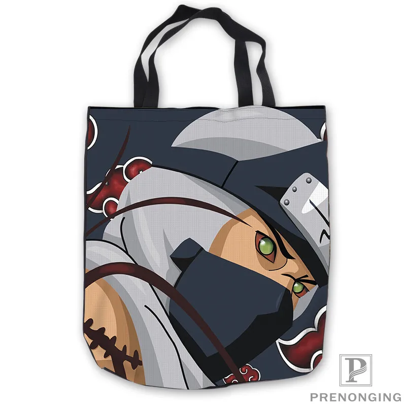 Пользовательские холст madara uchiha Наруто Аниме Tote Ручные Сумки хозяйственная сумка
