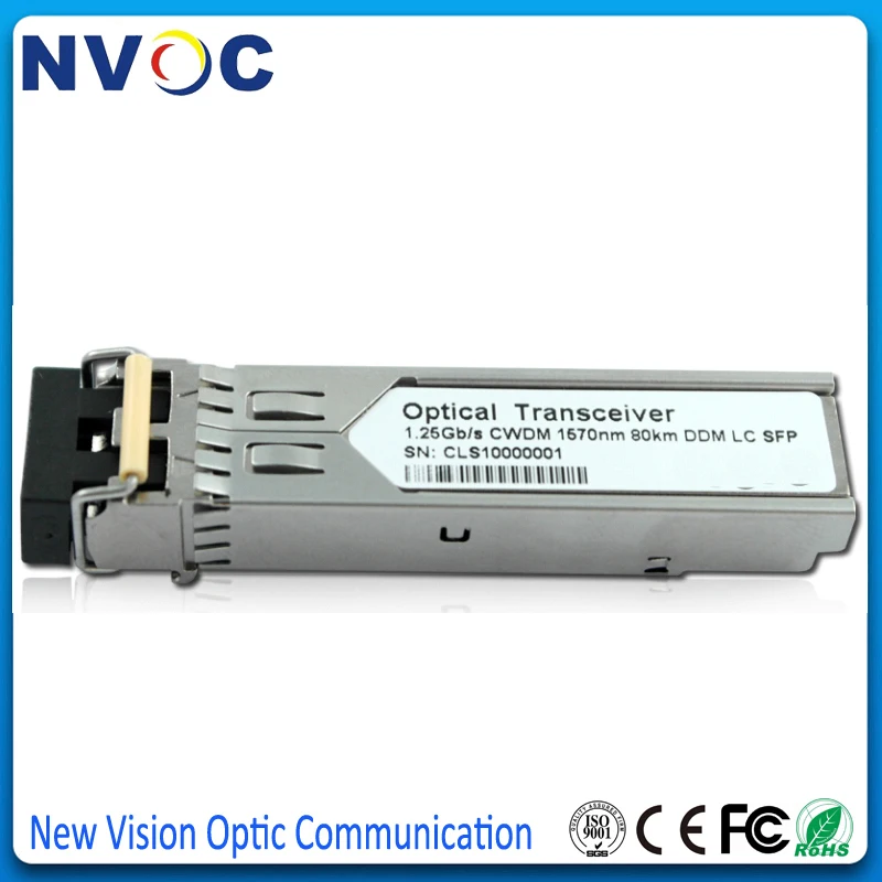1 25G 80KM 25 нм CWDM LC SFP оптоволоконный трансивер с функцией DOM G двойной оптический