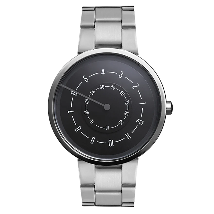 couple watch white Парные часы для мужчин и женщин, минималистичные Поворотные Часы с циферблатом, наручные часы, повседневные, стальные, модные, черные, белые, спортивные мужские часы для влюбленных - Цвет: couple watch white