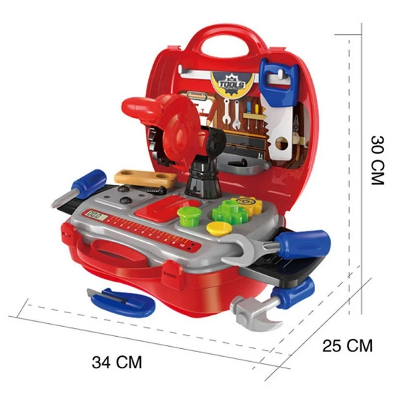 

Simulation Engineer Tools Toy Kids Tool Set Child Tool Box Boys Gift Children For Tools Children Pretend Repair Play Toys