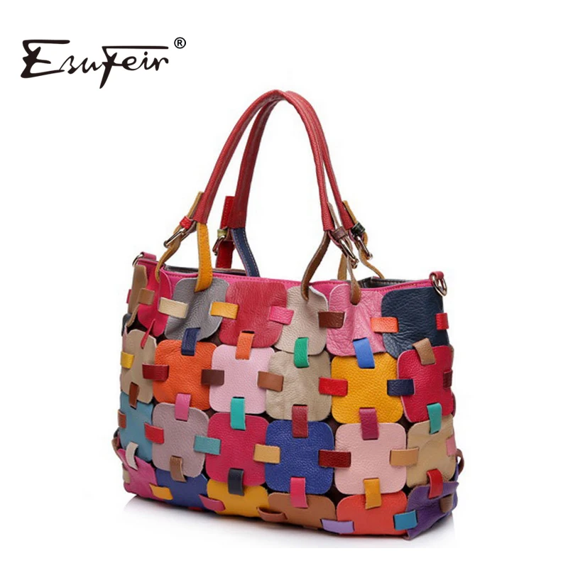 ESUFEIR Женская сумка из натуральной кожи с несколькими плечами|bag tote|women bagshoulder bags |