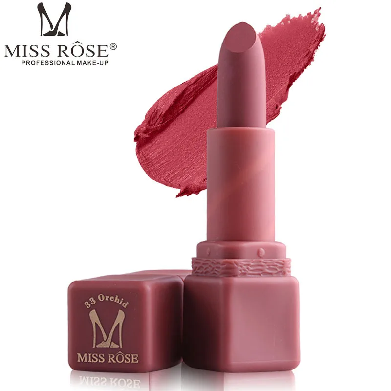 MISS ROSE женская матовая бархатистая Помада для губ водонепроницаемые устойчивые