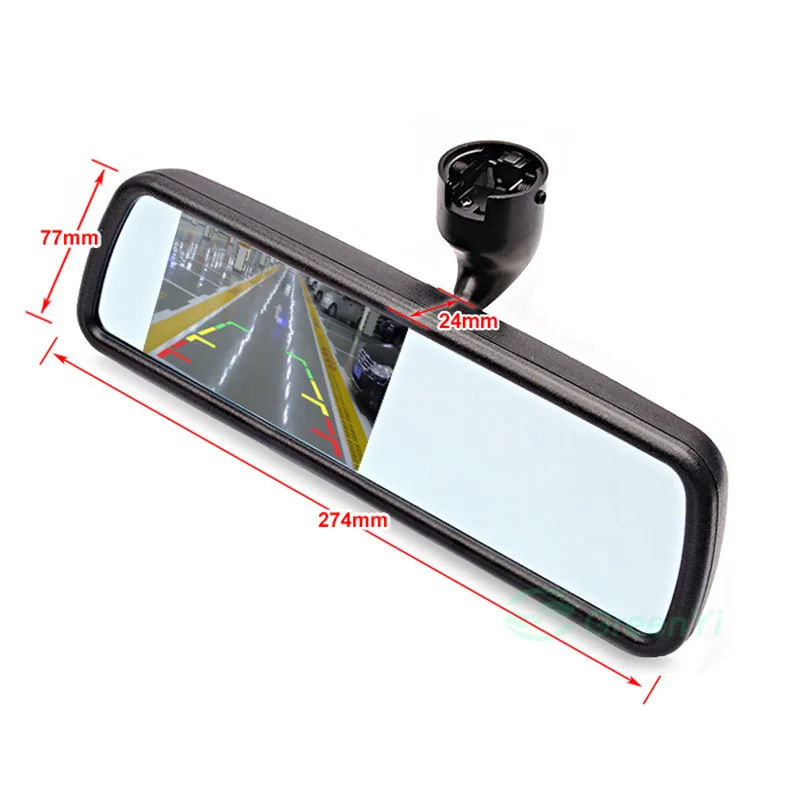 Оригинальный специальный кронштейн 4 3 &quotTFT LCD цветной автомобильный зеркальный