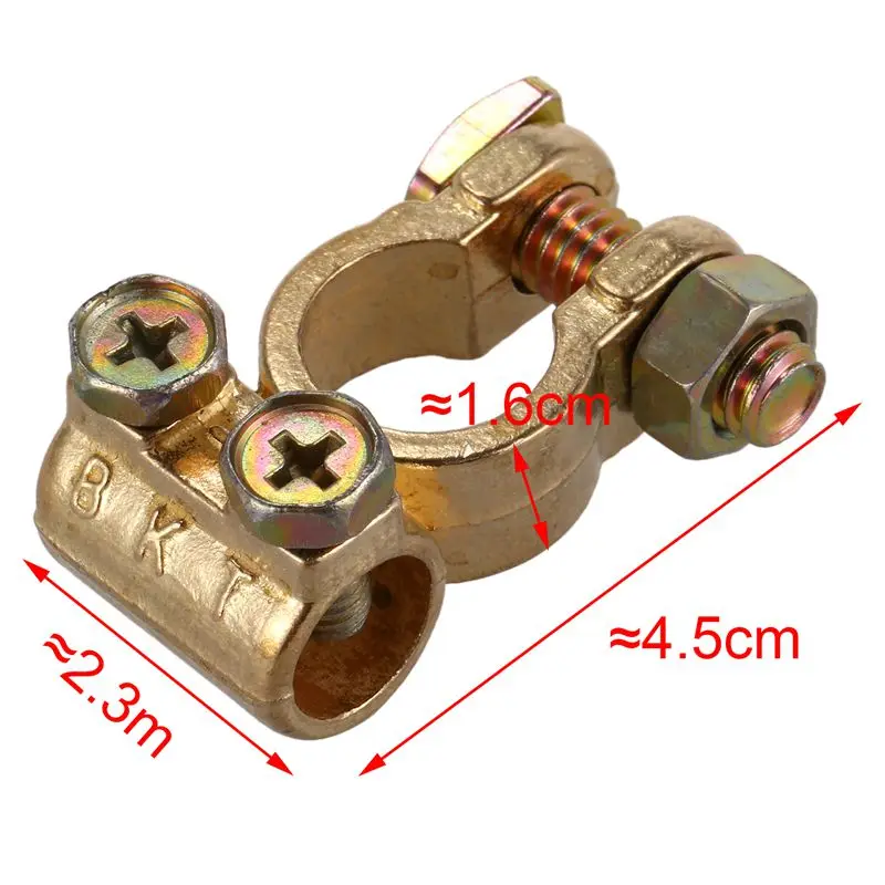 Клеммы автомобильного аккумулятора 1 Pos & минус| |