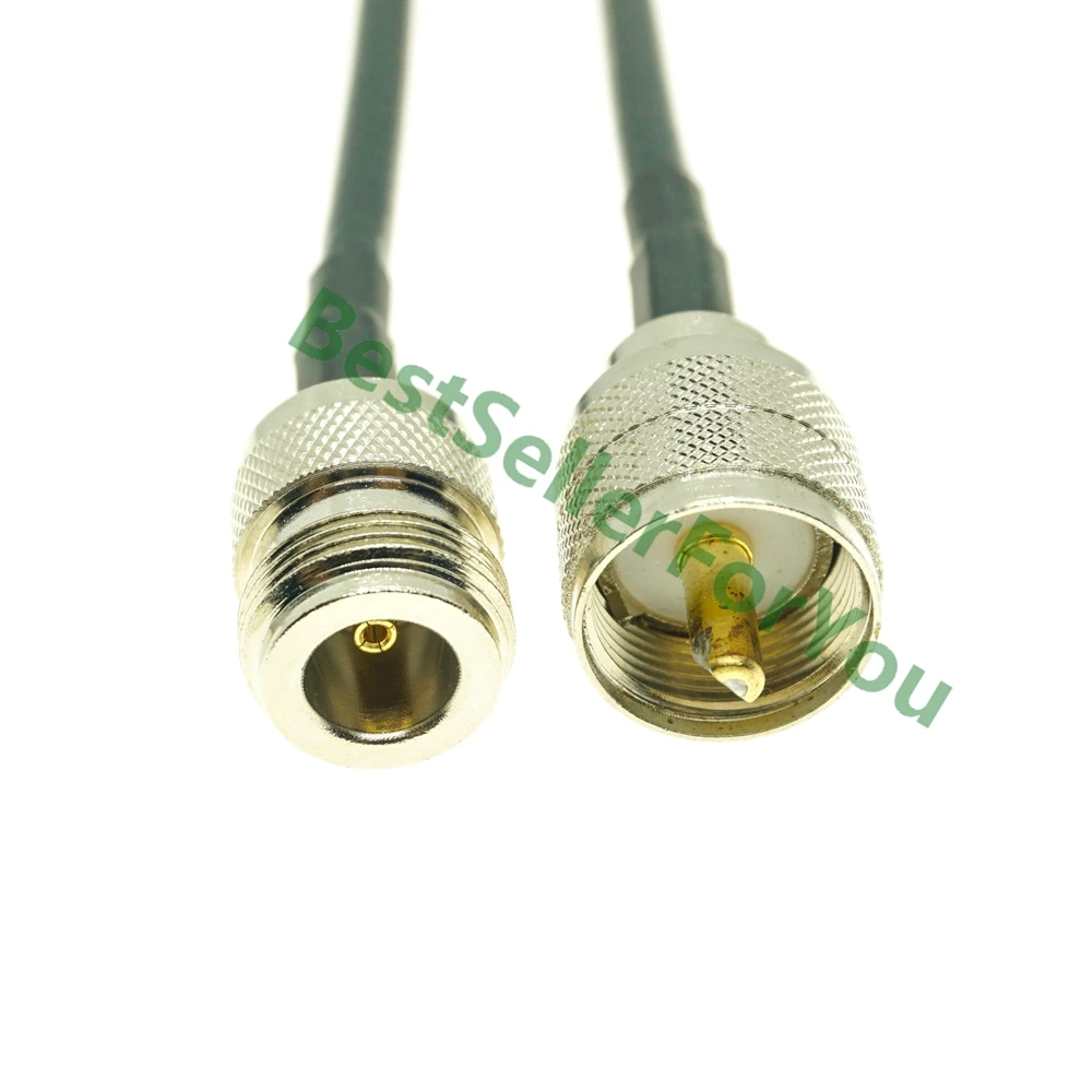 UHF мужской телефон PL259 разъем для N Женский коаксиальный кабель RG58 15/30/50 см |
