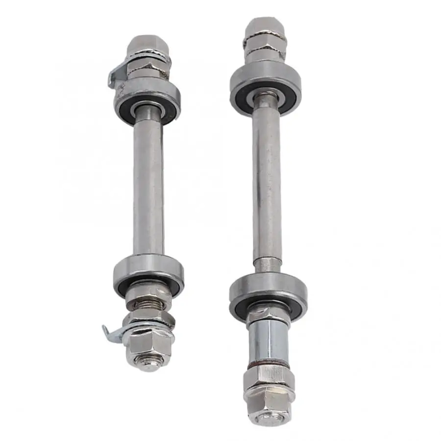 

Ultralight 14CM 18CM Bicycle Wheel Hub Axle Front Rear 6000 Bearing Solid Shaft Bicycle Front/rear Axle Lever Bike Repair Tool