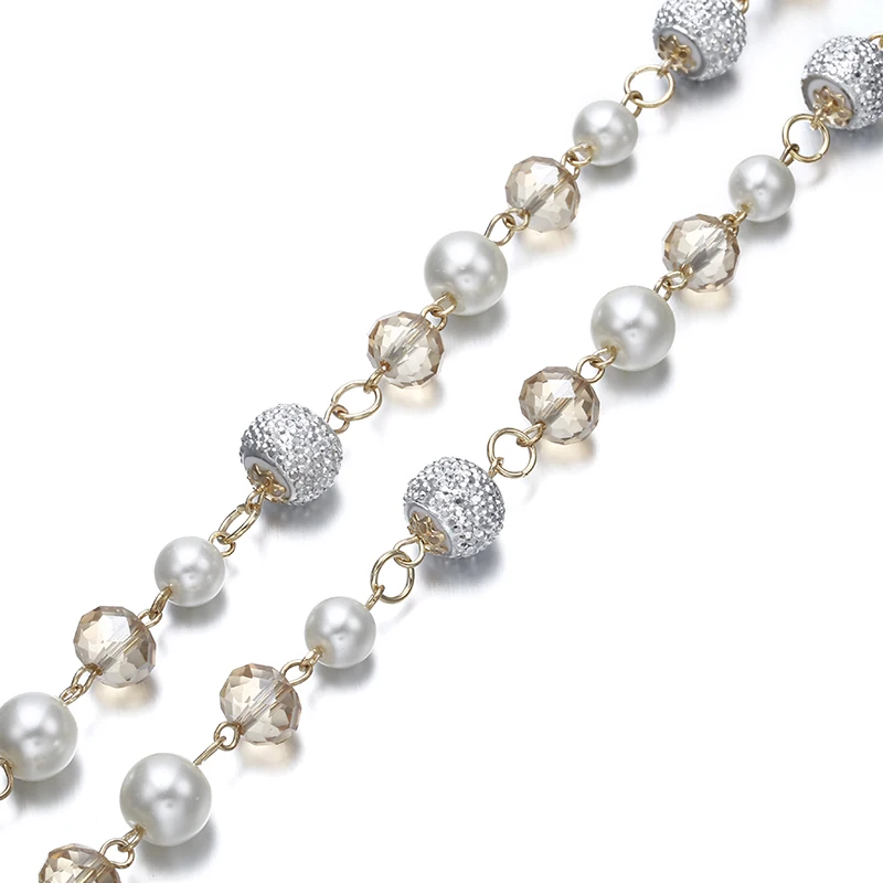 2018 New Fashion Lanyard Necklace For Women - Crystal Beads ID Badge Holder Jewelry | Украшения и аксессуары