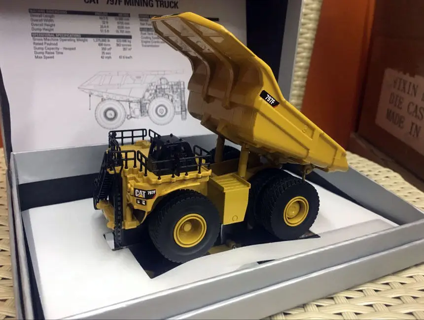 Редкий! Гусеница Cat 797F Майнинг грузовик Elite 1/125 масштаб металл модель от бренда