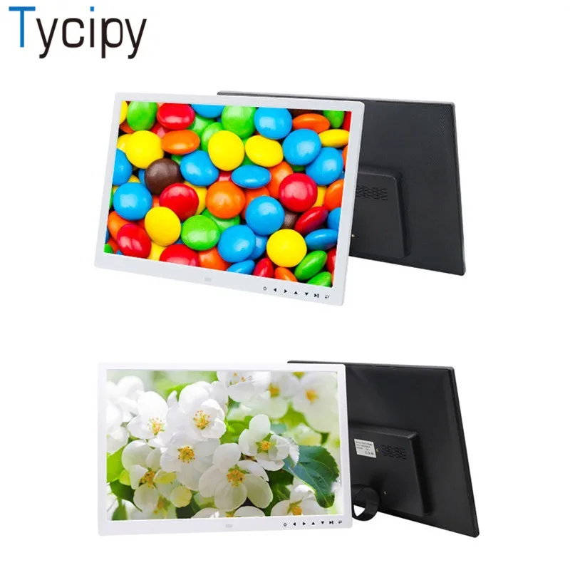 Цифровая фоторамка Tycipy 17 &quot светодиодный цифровой HD ЖК экран для музыки Mp3 видео