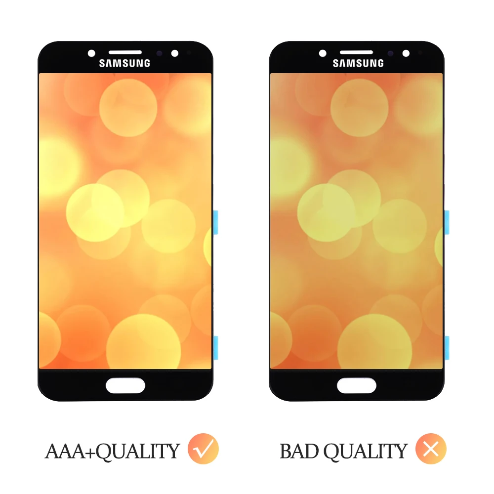 Сменный ЖК-дисплей 100% дюйма SUPER AMOLED для SAMSUNG Galaxy C8 C7100 C710F дисплей с сенсорным
