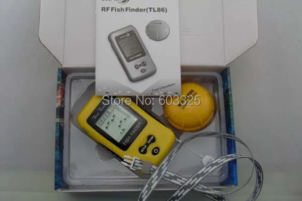 Tl86 портативный беспроводной эхолот сонара датчика с красочный дисплей рыбалка