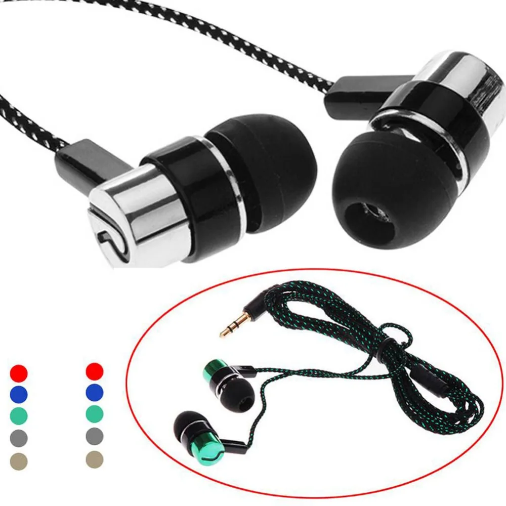 3 5 мм разъем наушники плотно прилегающие к уху проводные наушники-капельки