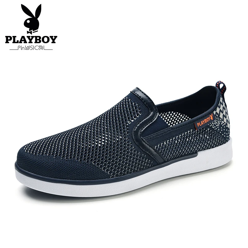 

PLAYBOY Brand 2017 Fashion Air mesh Men Shoes, High Quality Men Casual Shoes, Breathable Light Luxury Brand Men Shoes DA73062