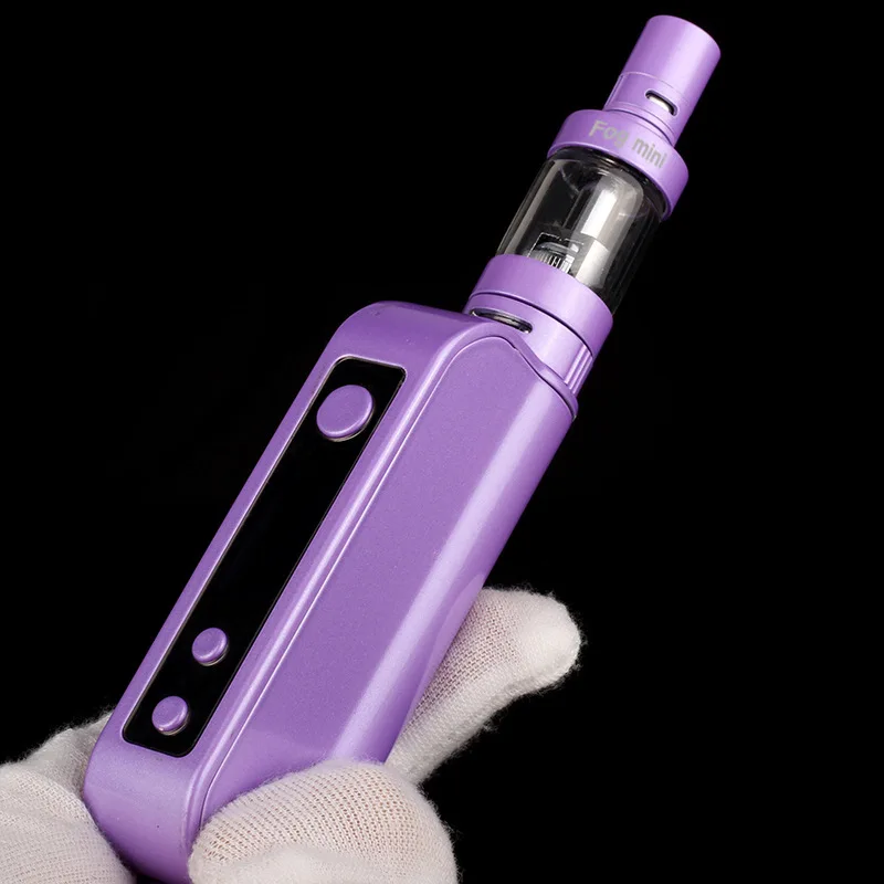 

100% ECT Original eT50 Kit 50W Ecig box mod 2.5ml mini fog airflow control 2200mah atomizer e-cig et50 electronic cigarette Vape