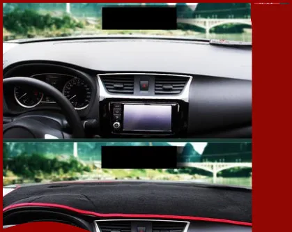 Для Nissan Sentra 2013 2018 центральный инструмент управления панель затенение изоляция