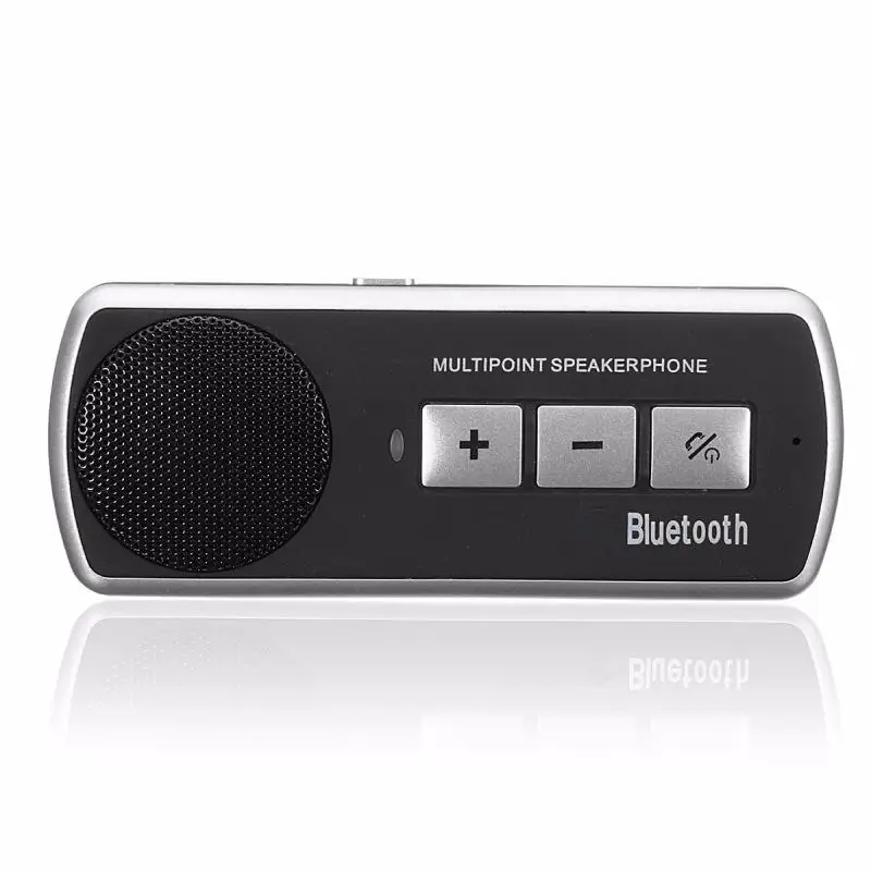 KROAK комплект беспроводной связи bluetooth для автомобиля, громкая связь, динамик, телефон, солнцезащитный козырек, клип-диск, говорящий динамик, телефоны для i Phone Android