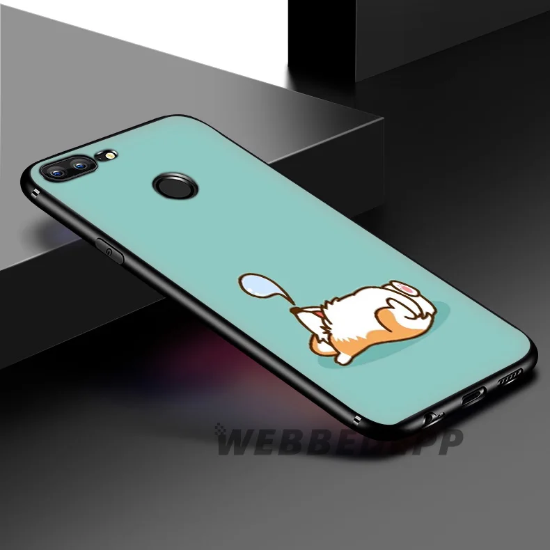 Мягкий силиконовый чехол WEBBEDEPP Corgi для Huawei Honor Mate 20 10 8X 8C 8 6A 7A 7X 7C Lite Pro из ТПУ |